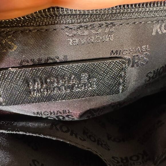 Michael Kors Emmy Star Print Dome Satchel Crossbody Bag Saffiano Leather - Picture 7 of 13